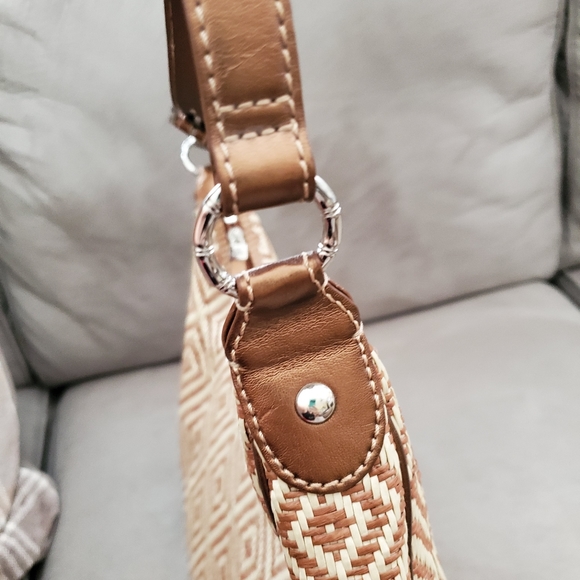 The SAK woven straw shoulder purse - Picture 7 of 13